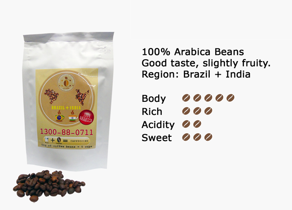 Koyo Arabica Coffee Bean from Brazil & India